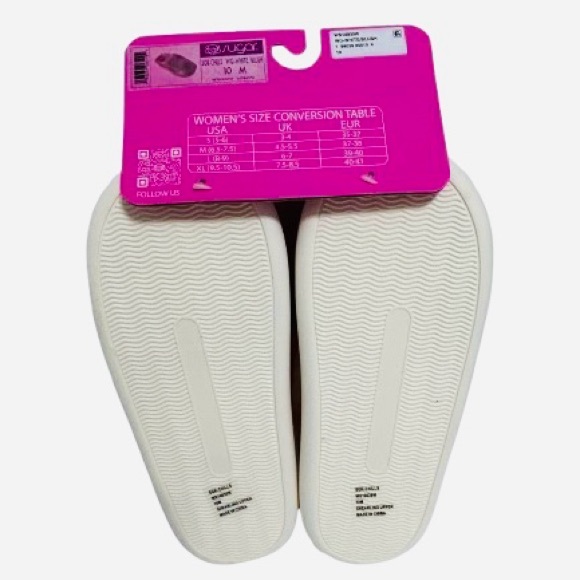 Sugar, Women's, Chills Cozy Slippers, in a White/Blush Shearling Upper Size 10M - Picture 6 of 8
